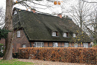 3044 Gro Flottbeker Strasse Bauernhaus - Fachwerkhaus Reetdach.