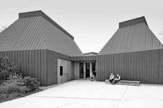 6698 Kunstmuseum Ahrenhoop der Halbinsel Fischland-Dar-Zingst an der Ostsee; erffnet 2013 - Entwurf von Volker Staab, Staab Architekten Berlin.